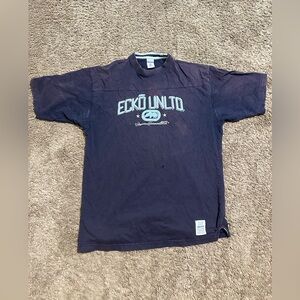 Vintage Ecko Unlimited “triple blue” shirt 00s size xl